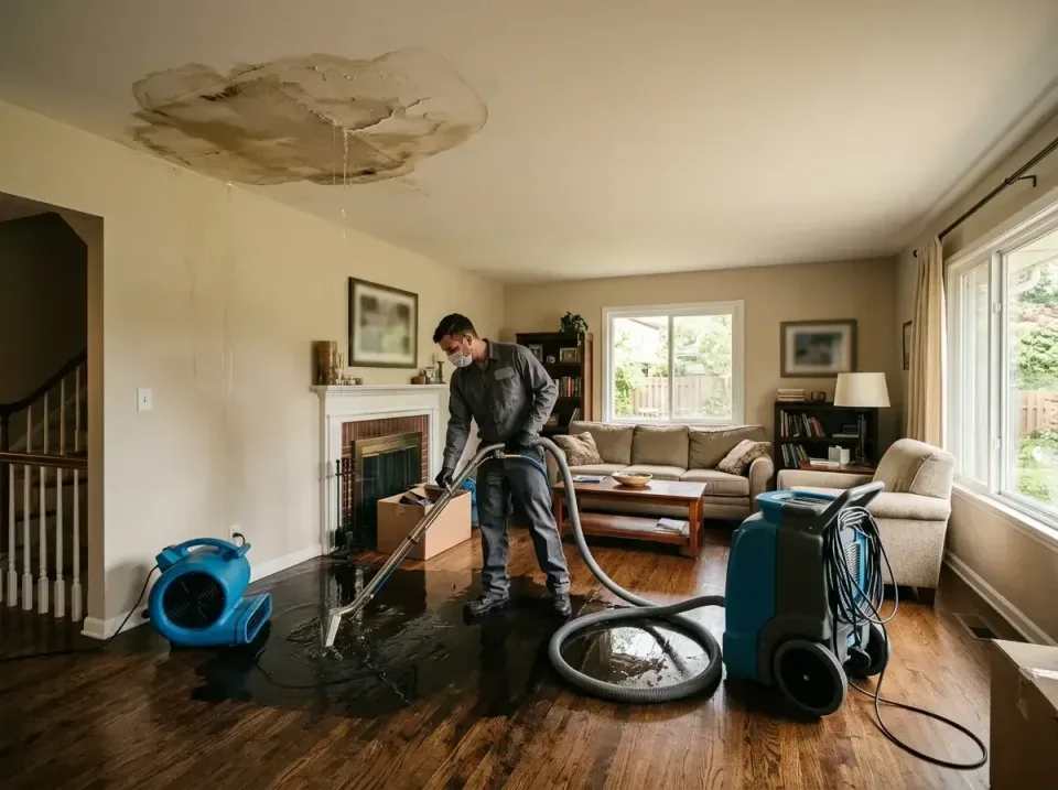 attic-pipe-burst-ceiling-drip-008 — frequently asked questions, Water Damage Restoration & Carpet Care in Lakeview, NY